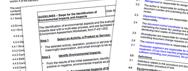 ISO 14001 Forms 1