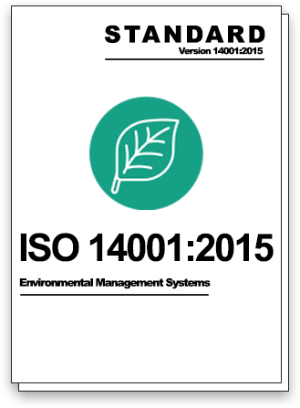 Graphic of the ISO 14001:2015 Quality Management System Standard